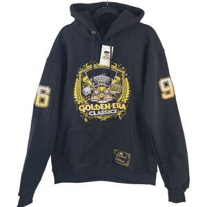 NWT Golden Era Classics Black Hoodie Embroidered Pullover Limited EditionSz 2XL